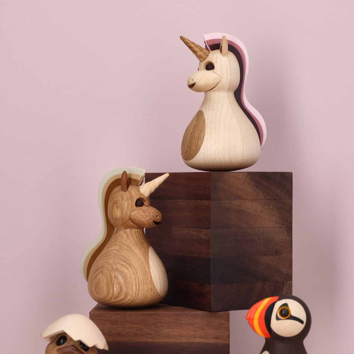 Holzpapageitaucher Puffy – 9 cm · Seevogel | Spring Copenhagen · Tischdeko