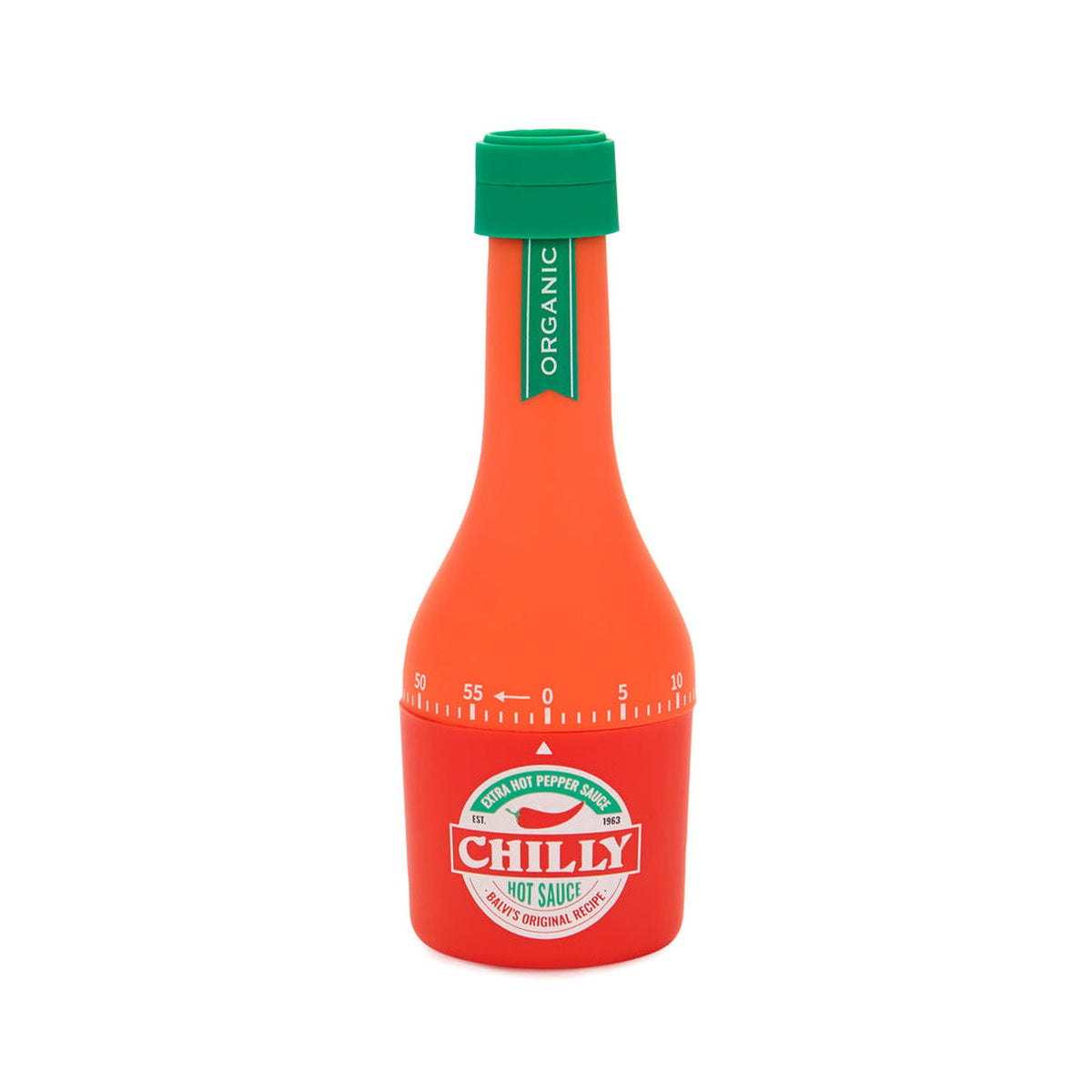 Küchentimer Chilly – Rot · Mechanisch · 16 cm | Balvi