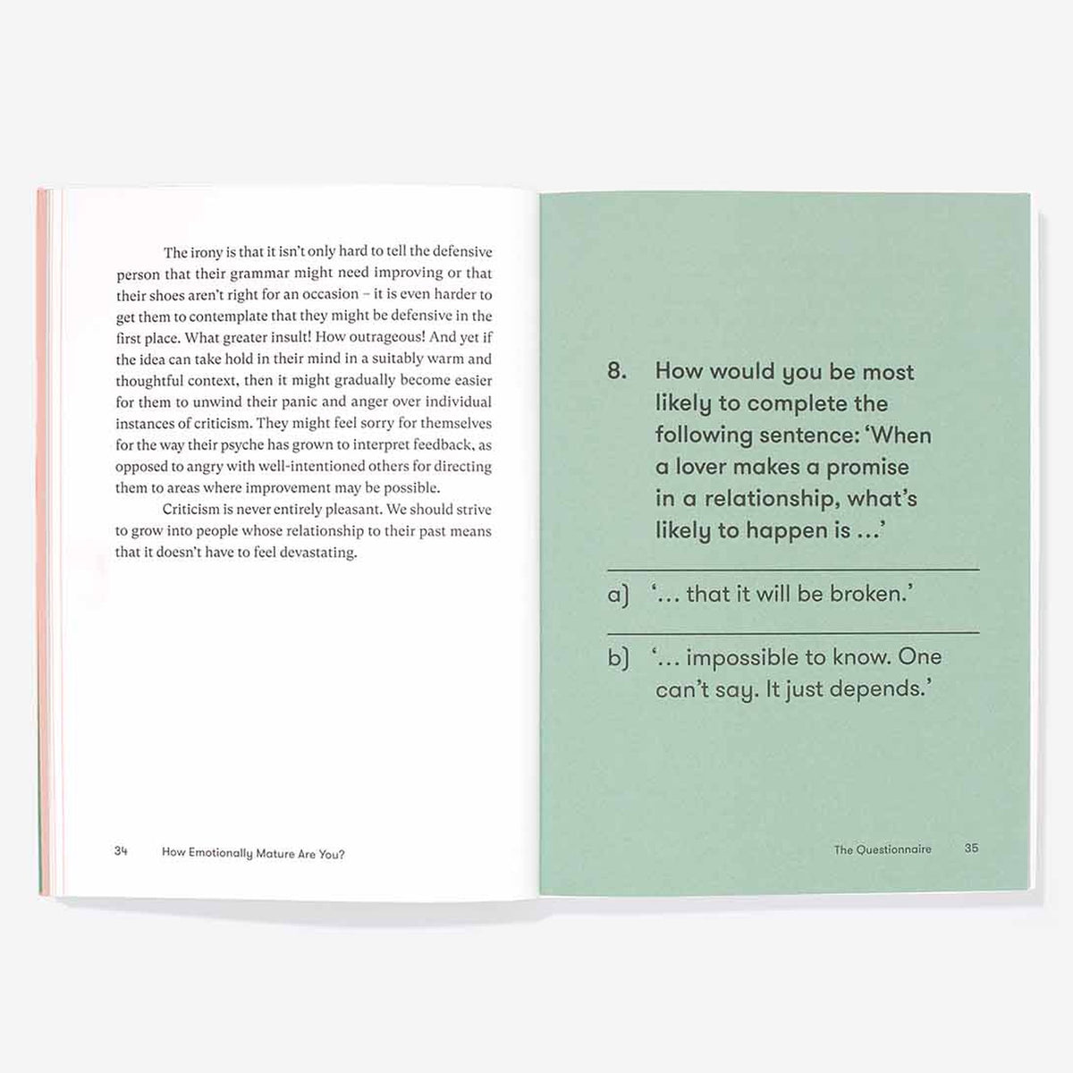 Taschenbuch "How Emotionally Mature Are You?" – Englisch | The School of Life