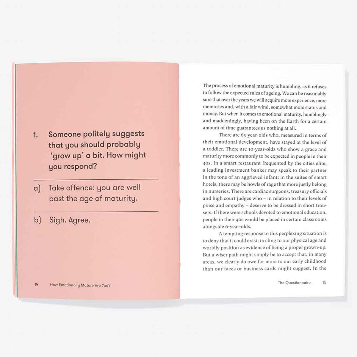 Taschenbuch "How Emotionally Mature Are You?" – Englisch | The School of Life