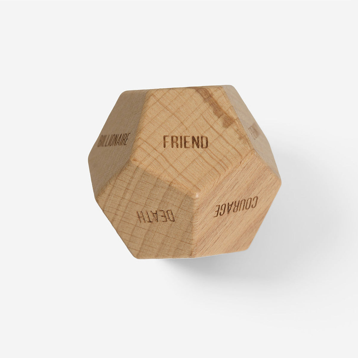 Würfelspiel "Decision Dice" – 12 Seiten · Holz | The School of Life
