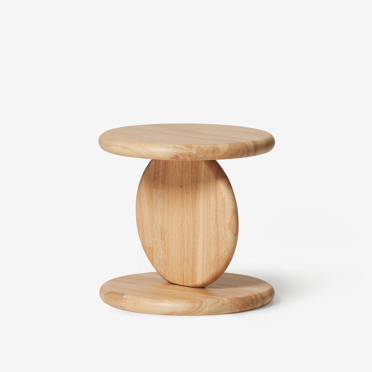 Side Table "Pod Low" – Natural · Wood · Ø 27 cm | Hanna Anonen · Areaware