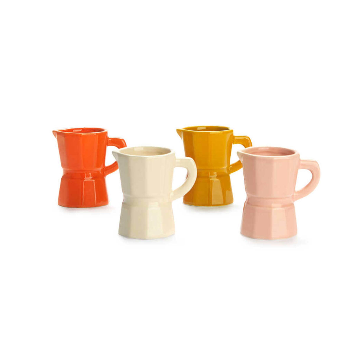 Kaffeetassen-Set "Moka Caramel" – Keramik · 4x 120 ml | Balvi