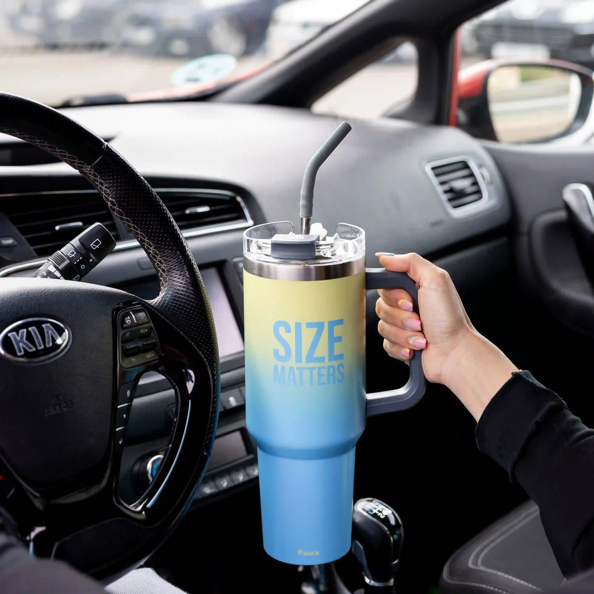 XXL-Thermosflasche "Size Matters" – Edelstahl · 1,2 l | Fisura