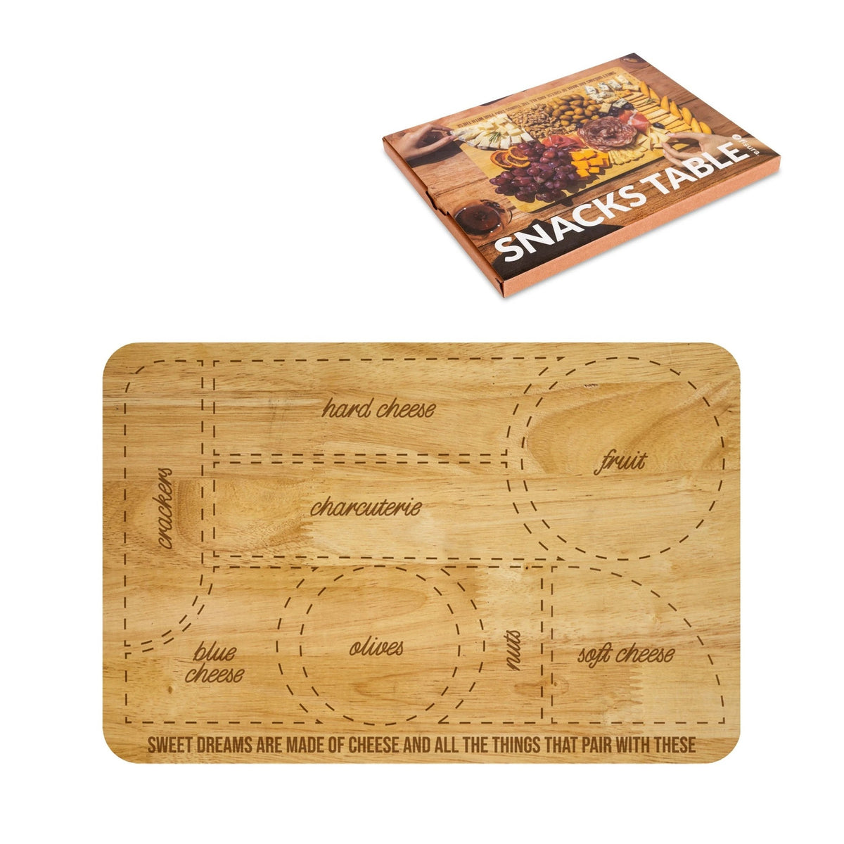 Servierbrett Aperitivos – Bambus · 40×30 cm | Fisura