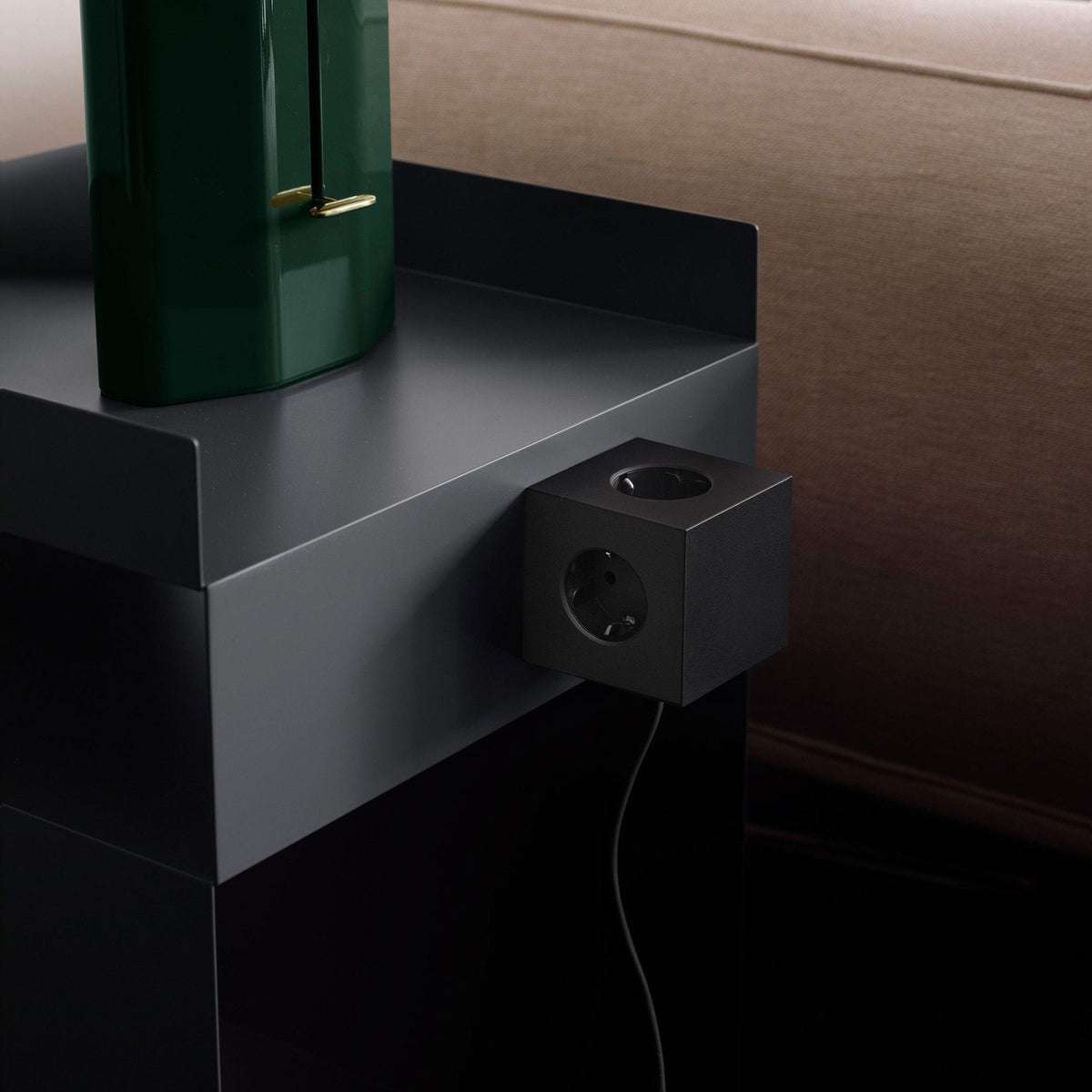 Steckdosenleiste "Square 1" – Schwarz · USB-C 30W · 3 m | Avolt