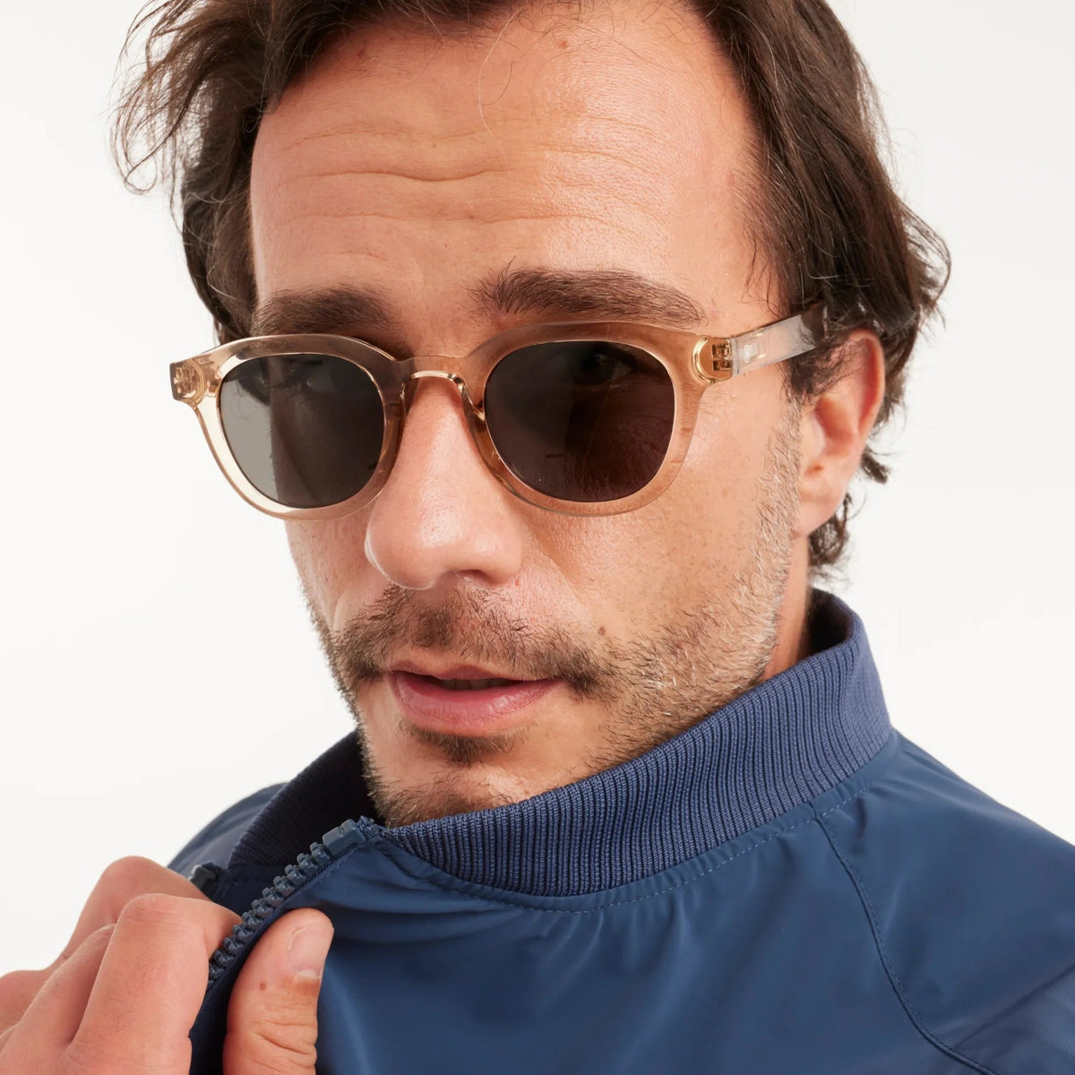 Sonnenbrille Andy – Roséquarz · Glossy · TR-90 · Polarisiert | Barner