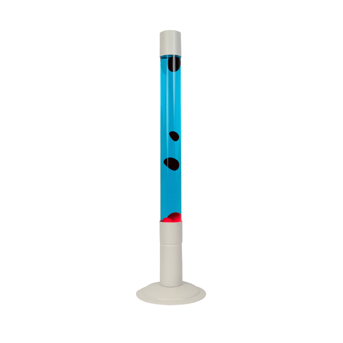 Lavalampe XXL – Blau · Rote Lava · 75 cm | Fisura
