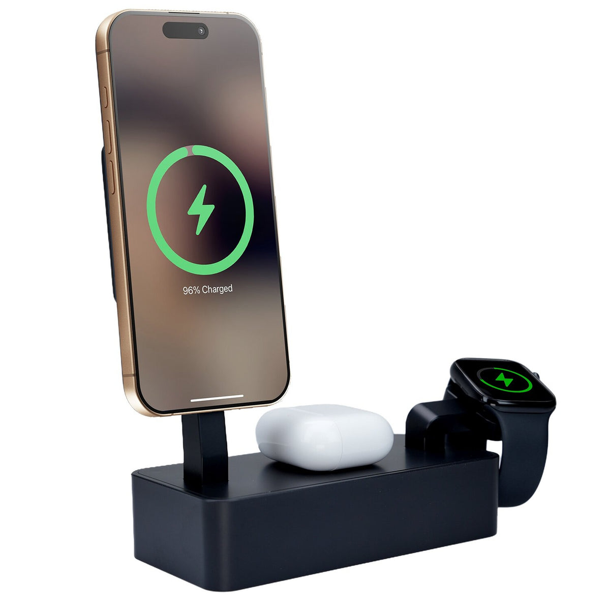 Ladestation Smartboost – 3-in-1 MagSafe · Schwarz · 35 W | Alldock