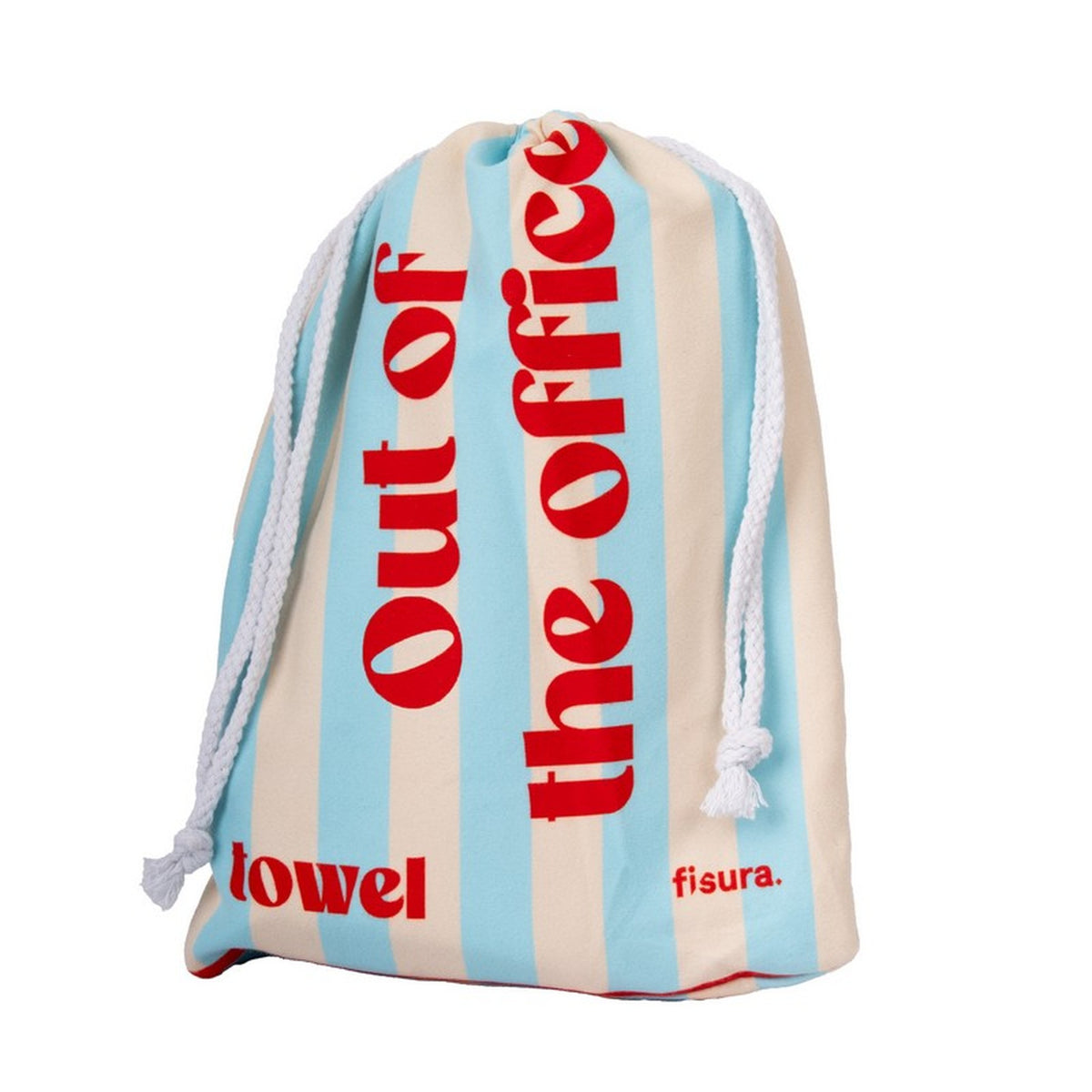 Strandtuch "Out of Office" – Mikrofaser · 180 × 100 cm | Fisura