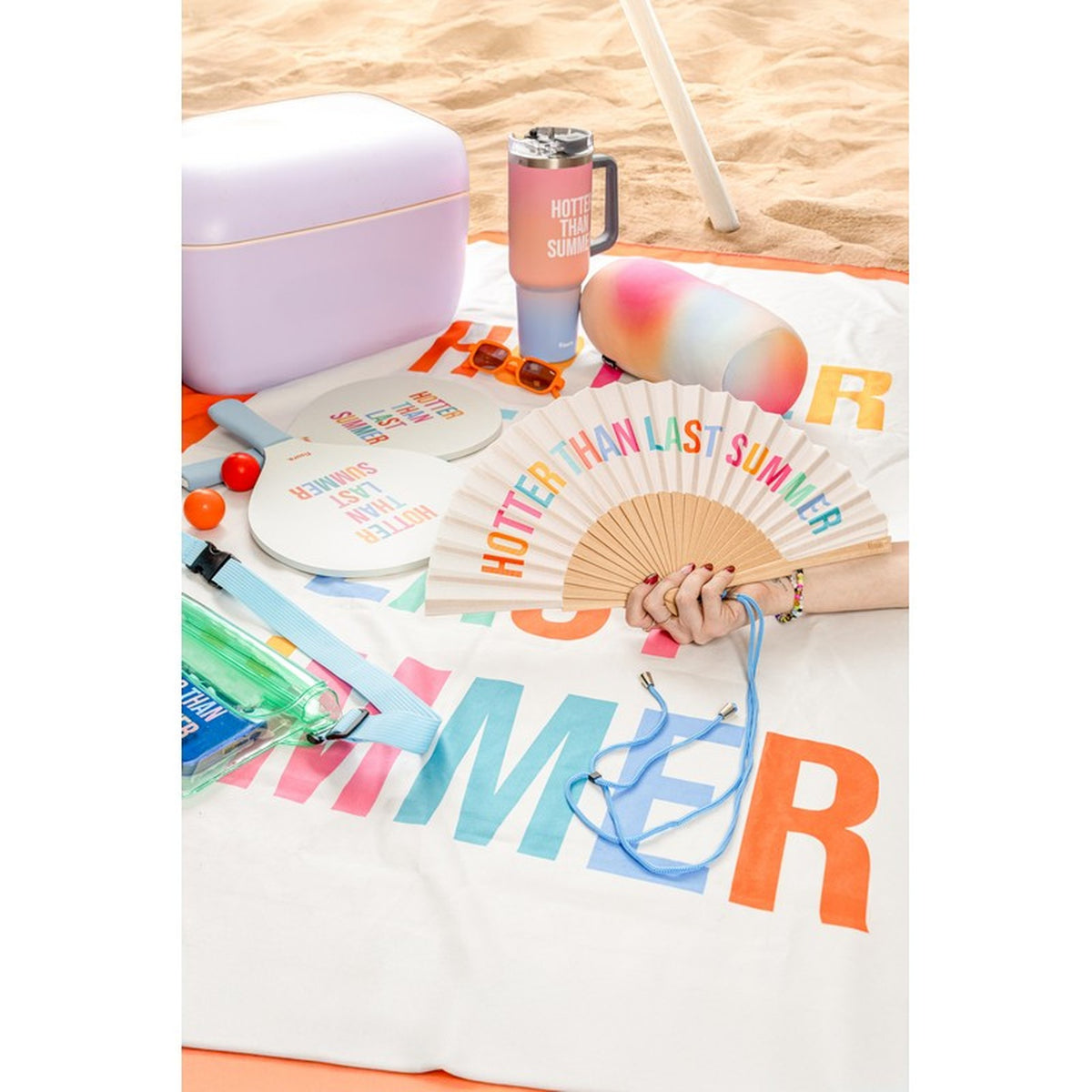 Strandtuch "Hotter Than Last Summer" – Mikrofaser · 180 cm | Fisura