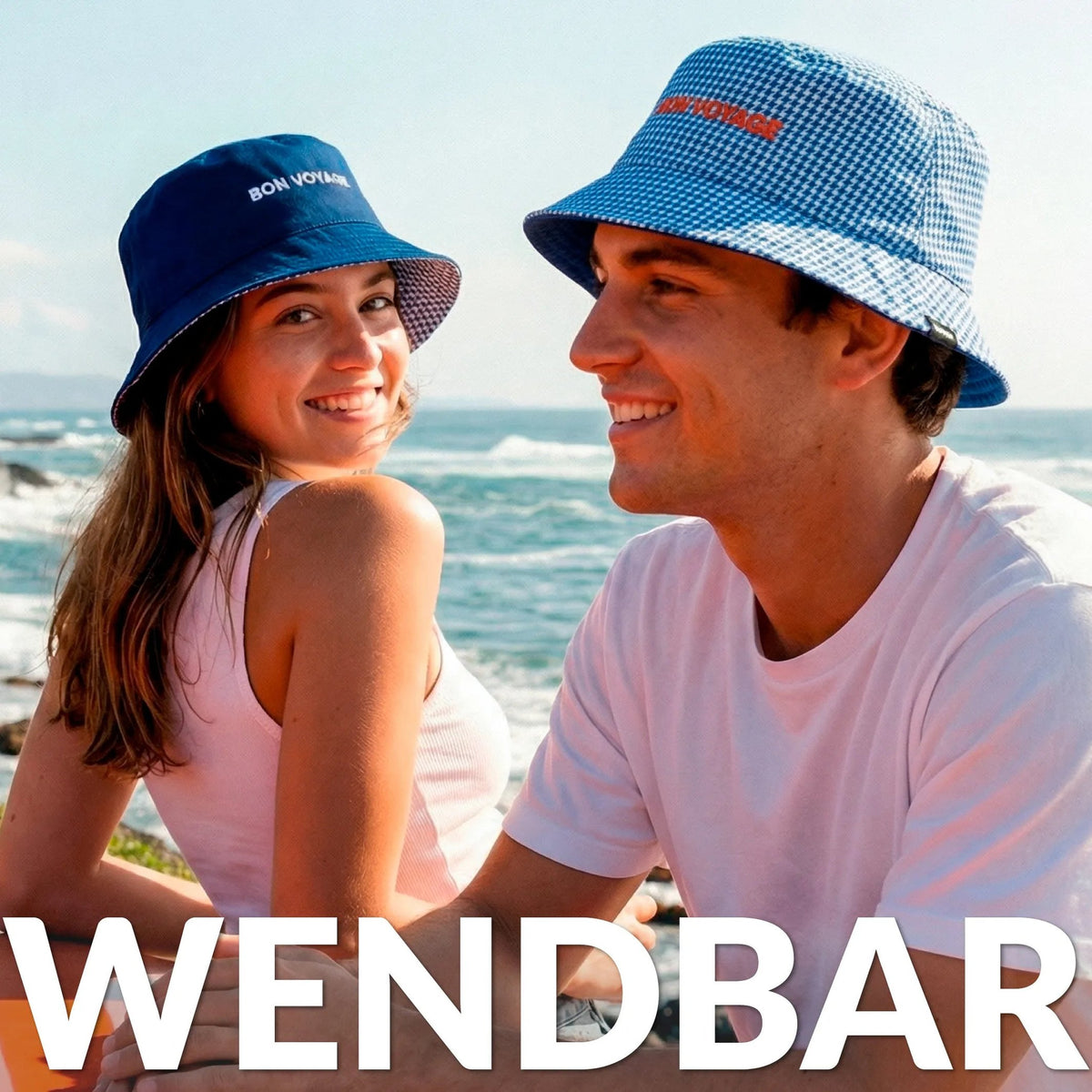 Bucket Hat "Bon Voyage" – Cotton | Fisura