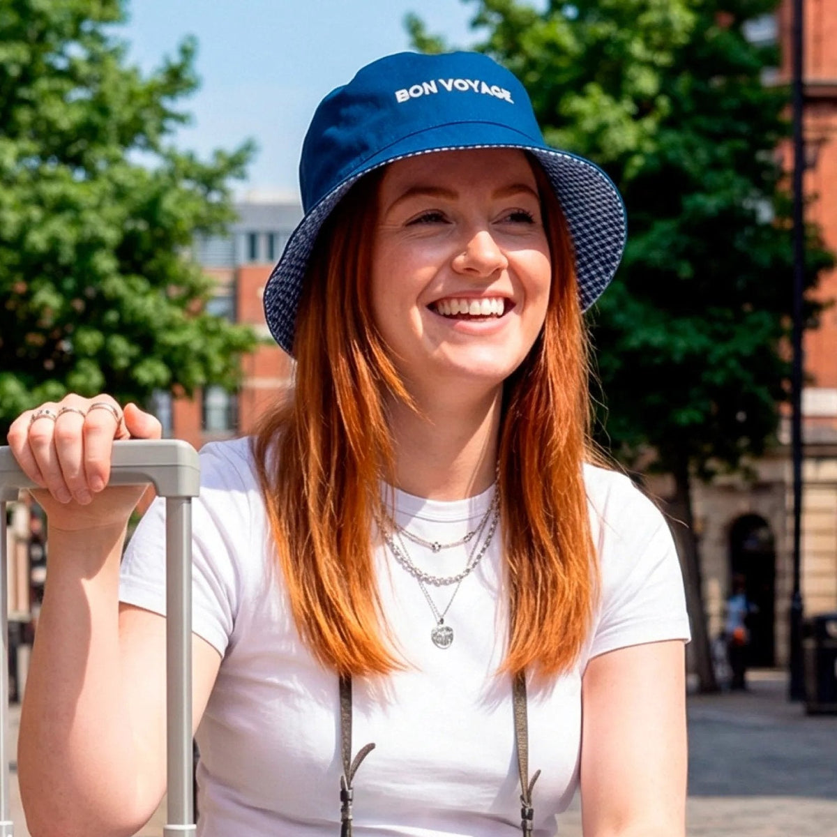 Bucket Hat "Bon Voyage" – Cotton | Fisura