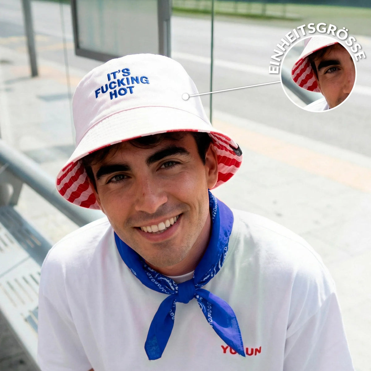 Bucket Hat "It's Fucking Hot" – Baumwolle | Fisura