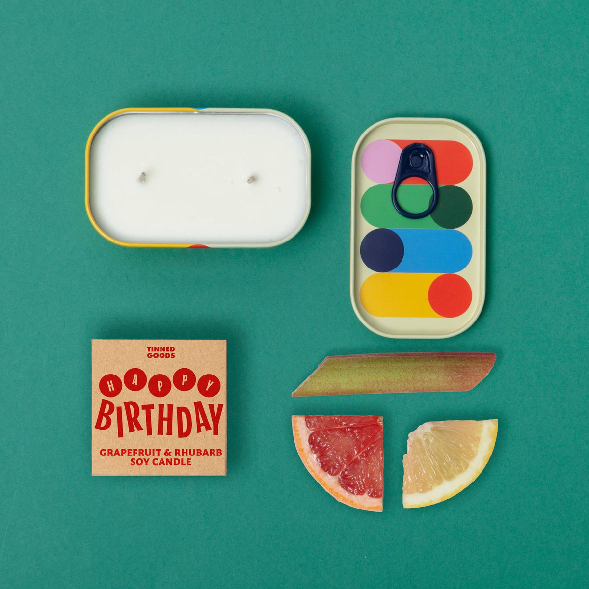 Duftkerze "Happy Birthday" – Sojawachs · in Dose | Block Design