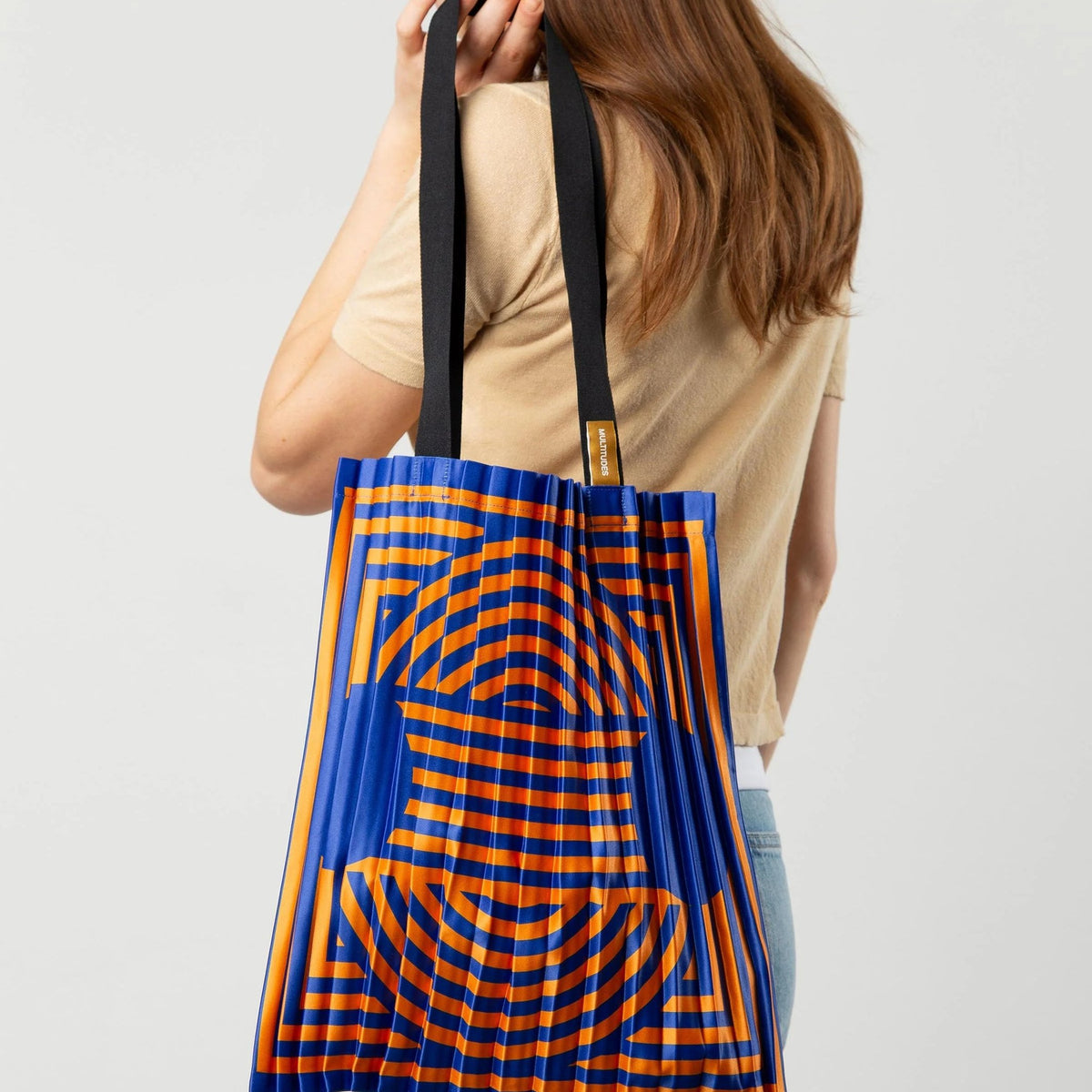 Tote Bag Marzamemi – Plissee-Satin · 40 × 48 cm | Multitudes