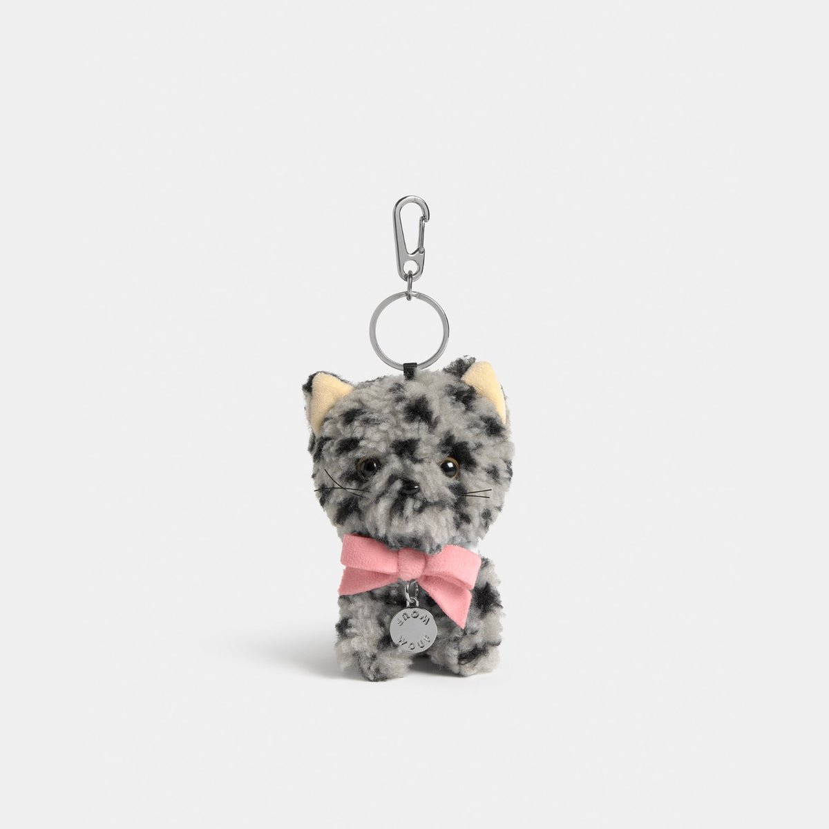 Taschenanhänger "Colette Cat" – Teddy · Grau · 11 cm | Wouf