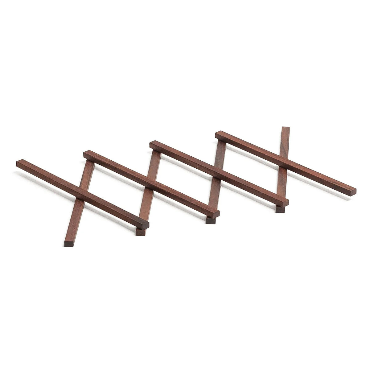 Topfuntersetzer ausziehbar M – Nussbaum · bis 50 cm | side by side