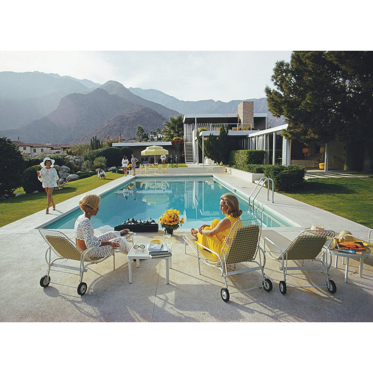 Puzzle "Poolside Gossip" – 1000 Teile · 49 × 68 cm | Piecework