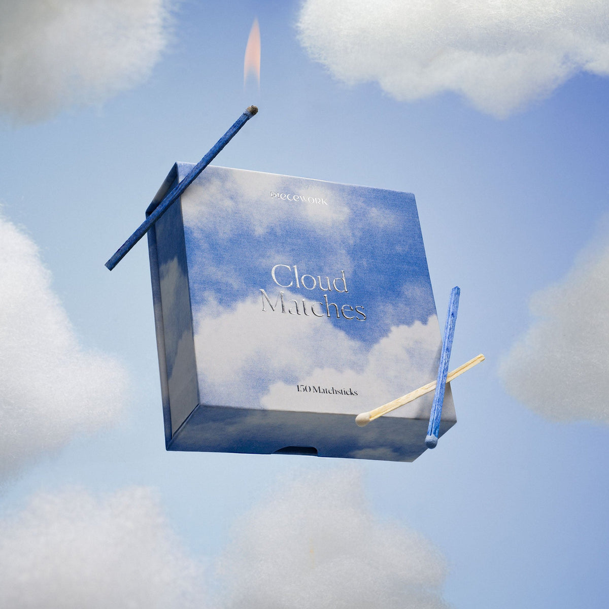 Deko-Streichhölzer Cloud – Holz · Designbox | Piecework