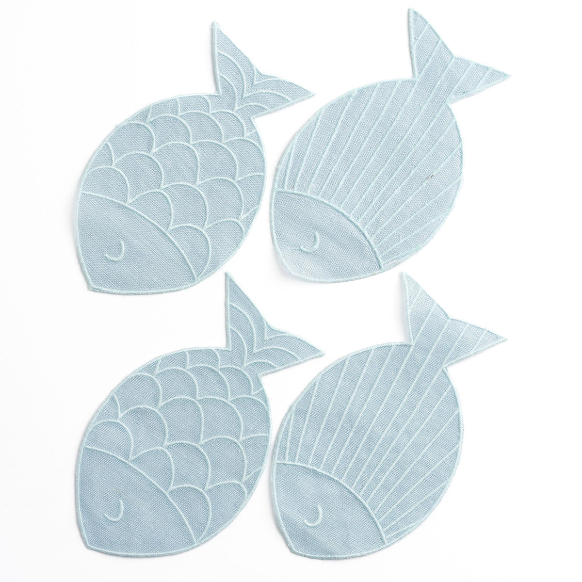 Cocktailservietten Sardine – Leinen · 4er-Set | Piecework