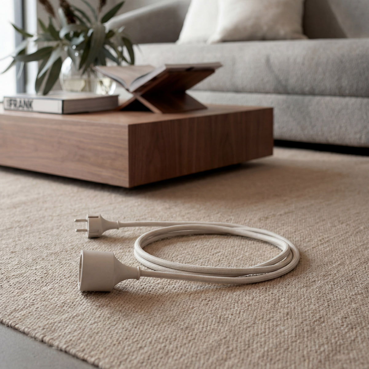 Verlängerungskabel Extend E1 – 2 m Textilkabel, Schuko | Cords