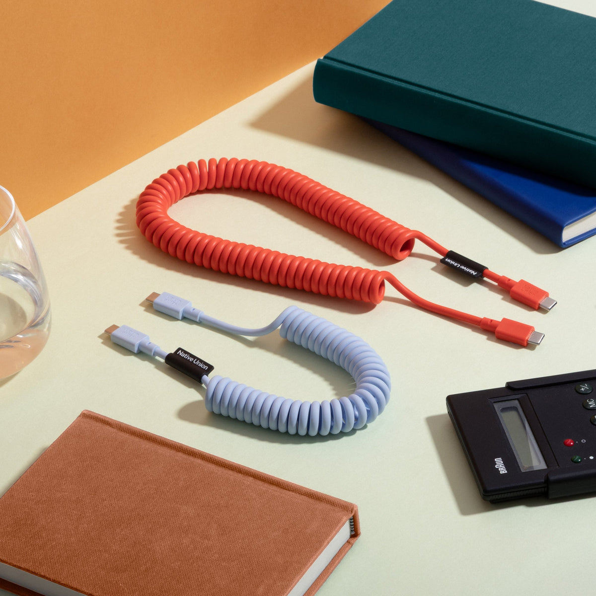 USB-C Kabel "POP Cable XL" – 2,4 m Spiralkabel, 60 W | Native Union