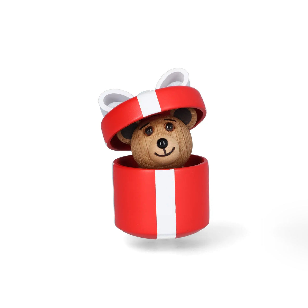 Holz-Teddybär "Gifting Teddy" – Buche · Rot | Spring Copenhagen