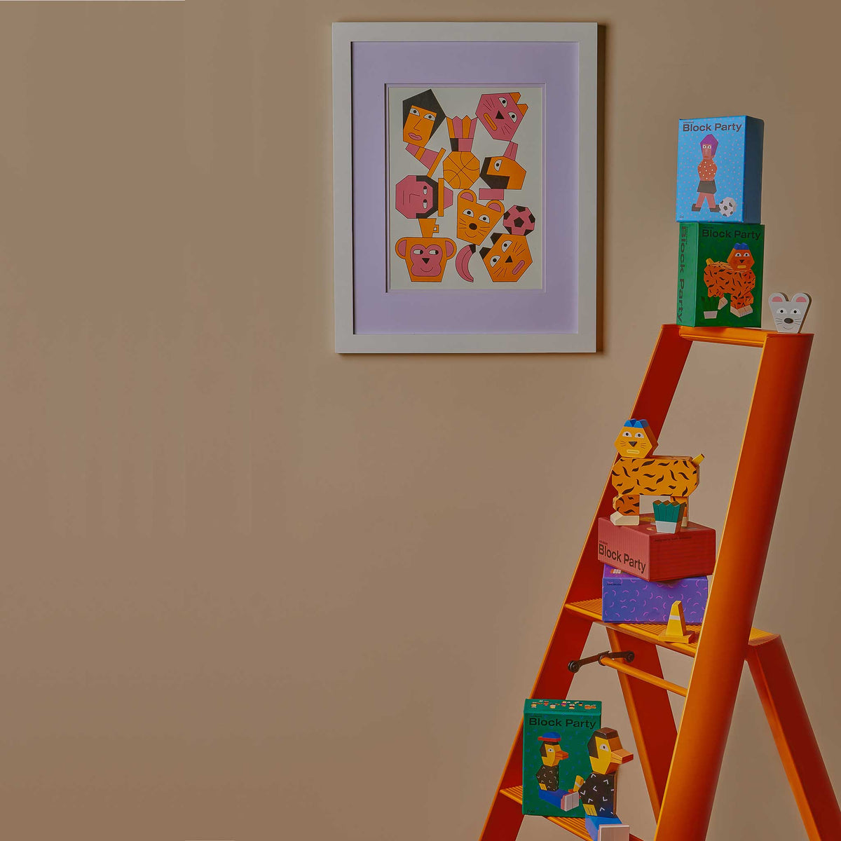 BLOCK PARTY | Wooden PERSONALITIES | Andy Rementer | Areaware