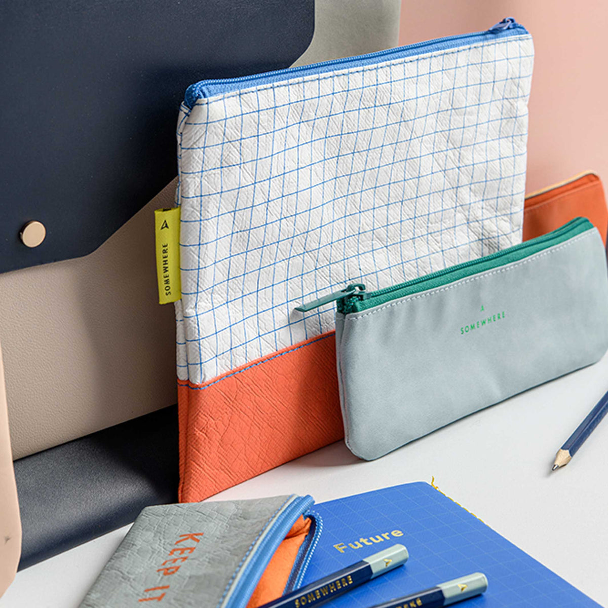 Tasche "Organizer Pouch" – Tyvek · 25x18 cm | Somewhere