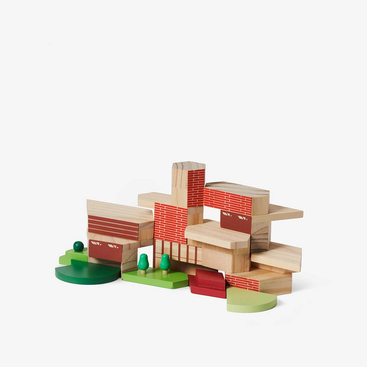 BLOCKITECTURE® - Frank Lloyd Wright - Holz Architektur Bausteine | James Paulius | Areaware