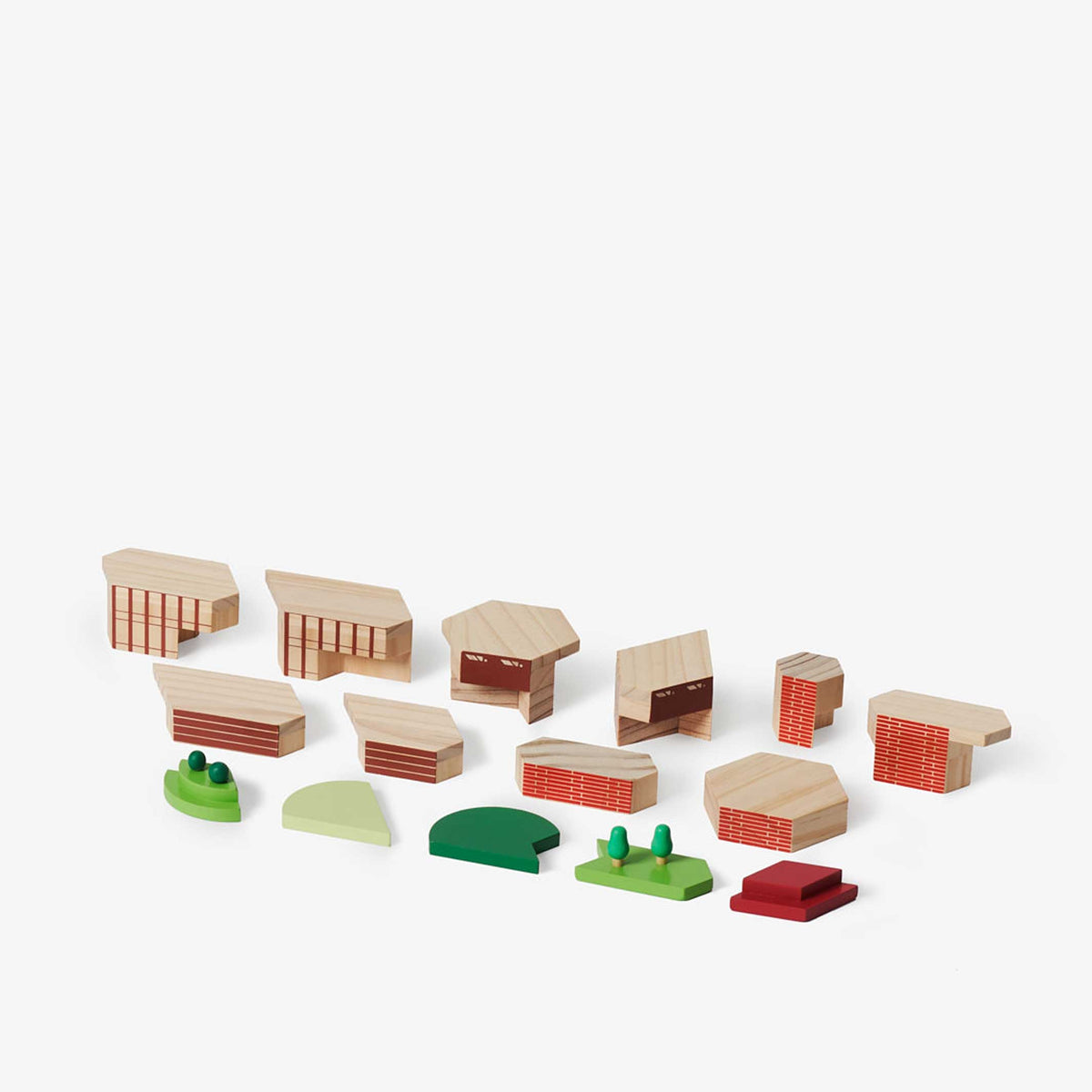BLOCKITECTURE® - Frank Lloyd Wright - Holz Architektur Bausteine | James Paulius | Areaware