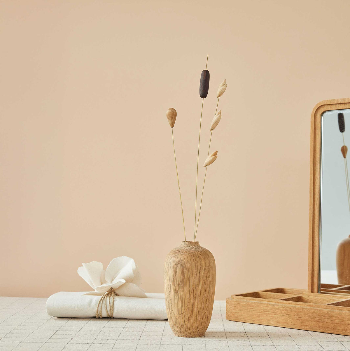 Holzvase Bloom – 12 cm | Spring Copenhagen
