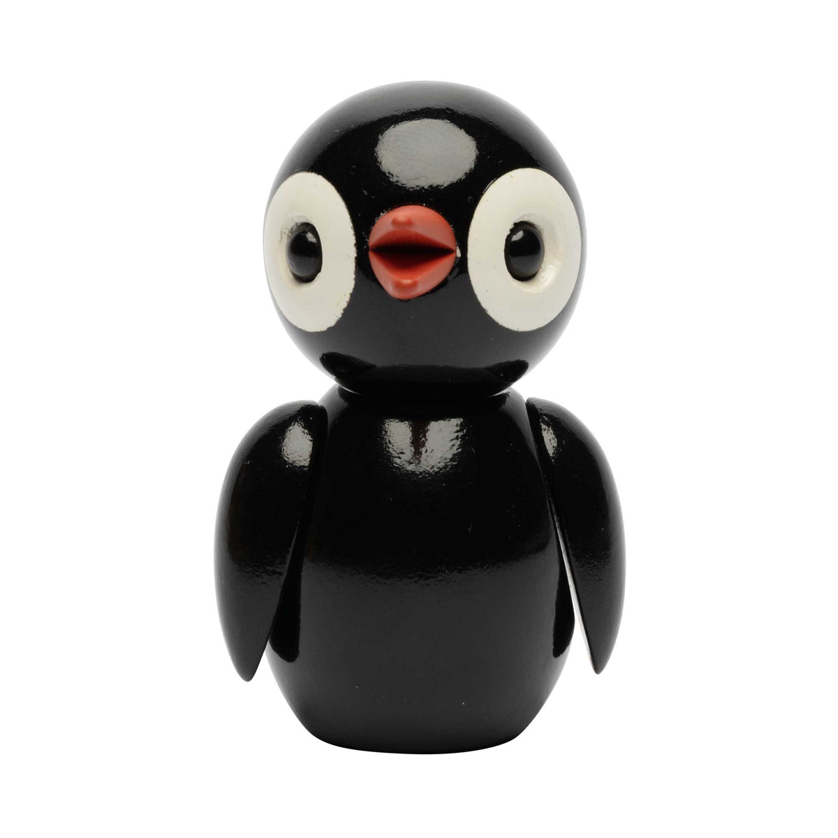 Deco Bird "Bold Black" – Beech · 6.5 cm | Spring Copenhagen