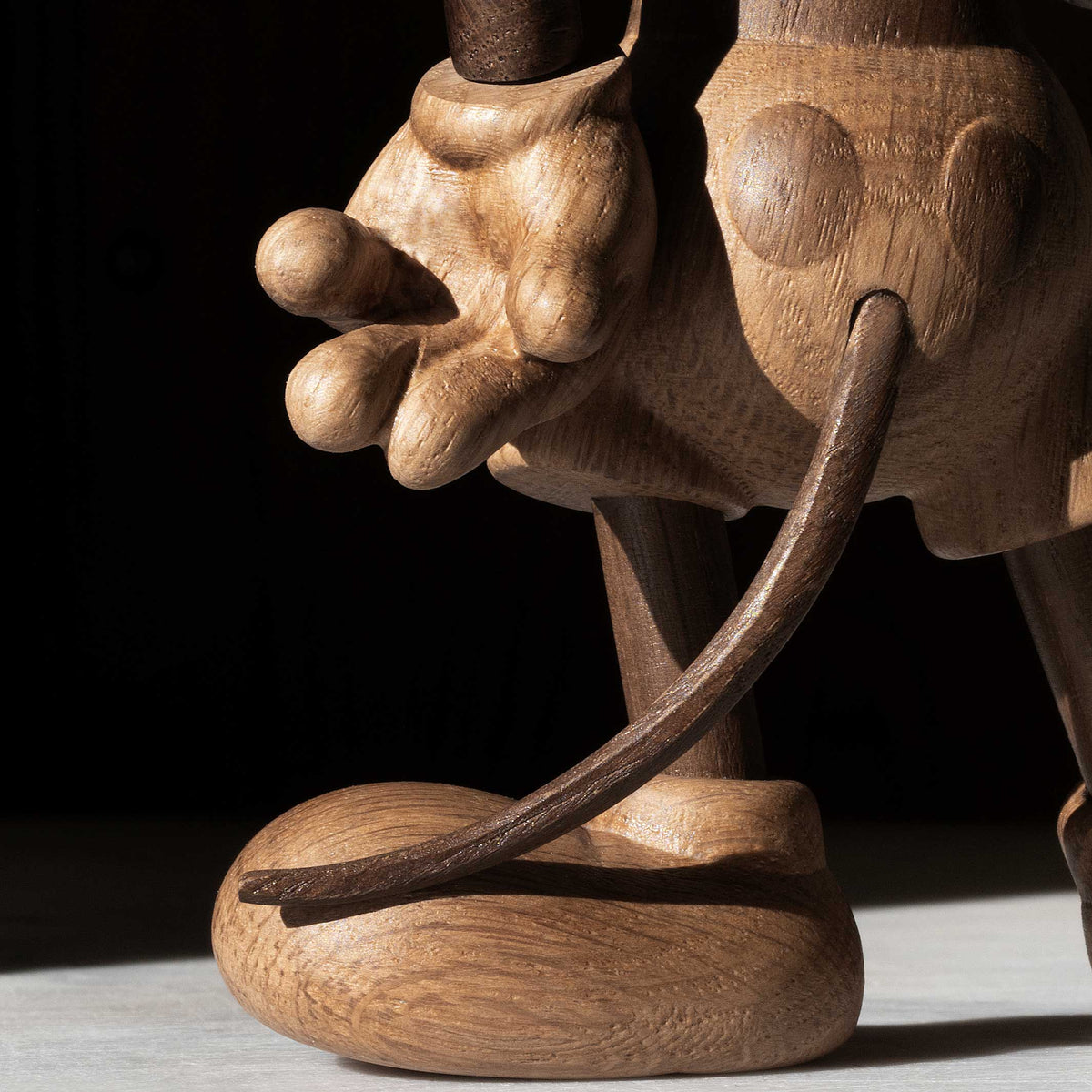 Holzfigur Mickey Mouse Klein – Eiche · 15,5 cm | boyhood × Disney
