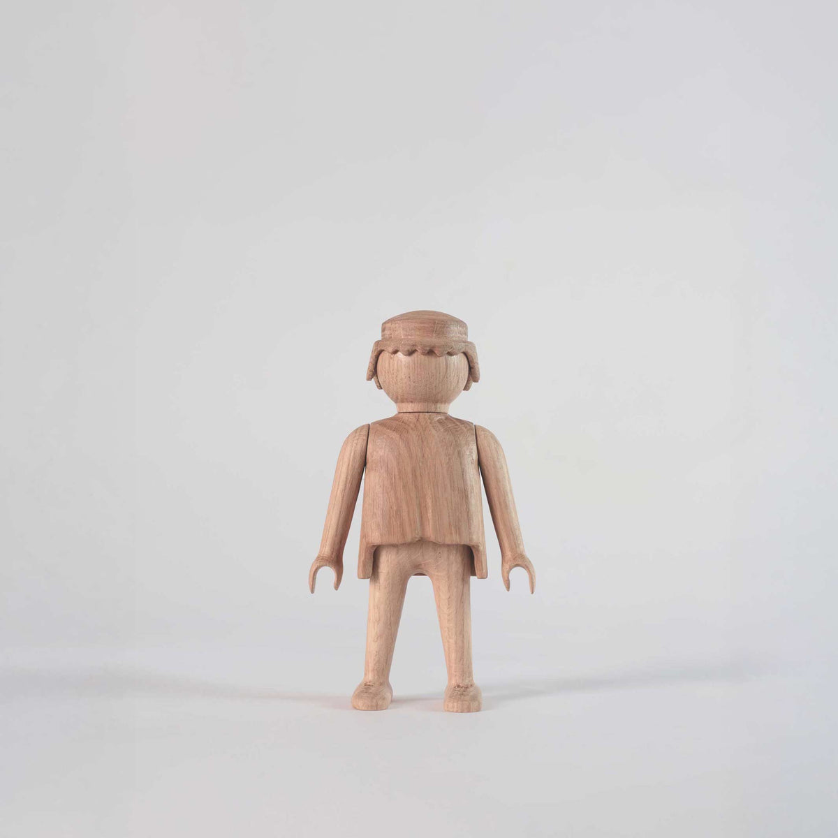Wooden Figure Playmobil Man Small – Oak · 17 cm | boyhood