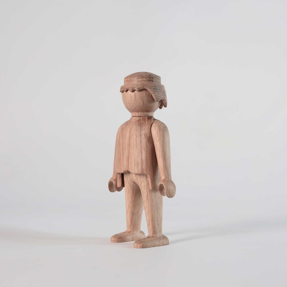 Wooden Figure Playmobil Man Small – Oak · 17 cm | boyhood