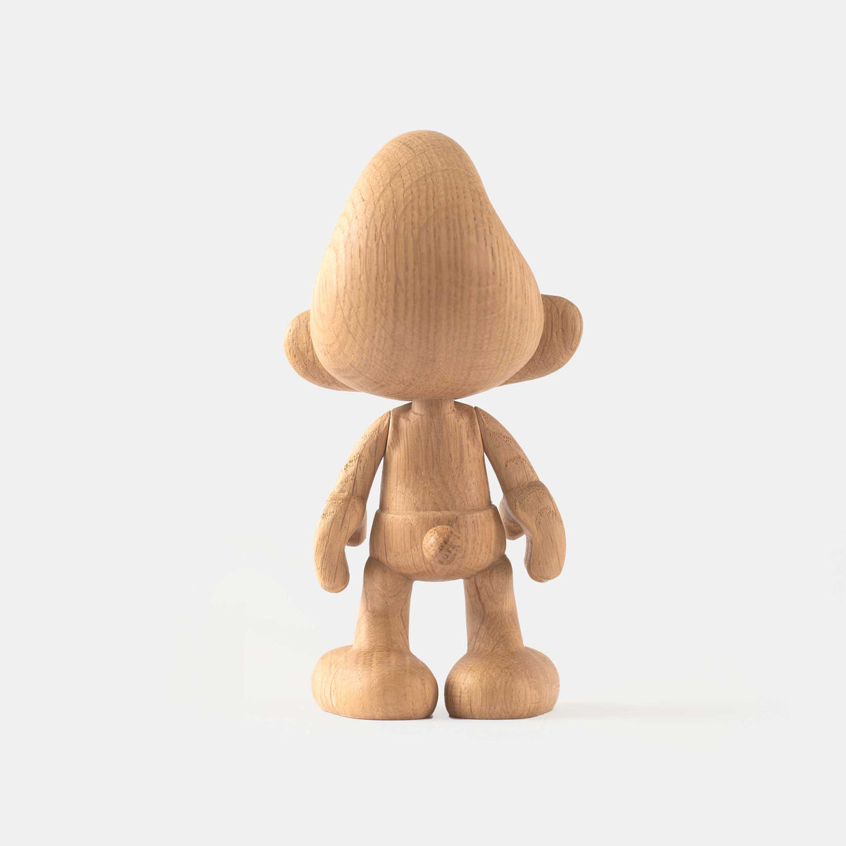 Holzfigur Schlumpf Groß – Eiche · 24 cm | boyhood × Schlümpfe