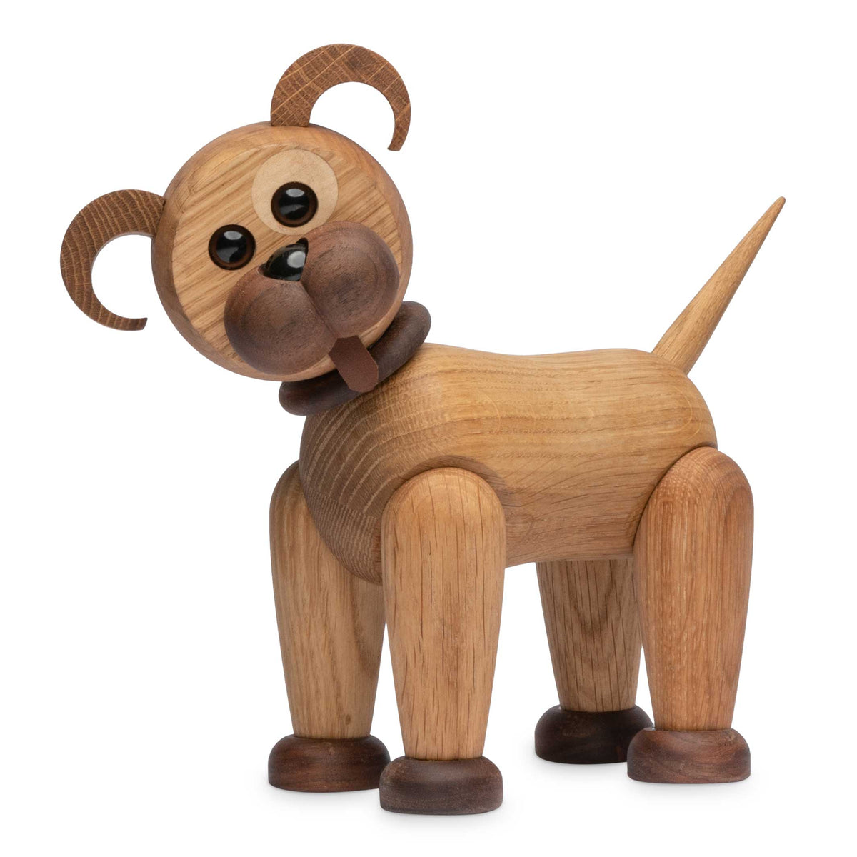 COPAIN | chien drôle de taille moyenne | Figurine décorative en bois | Christian Sommer | Printemps Copenhague
