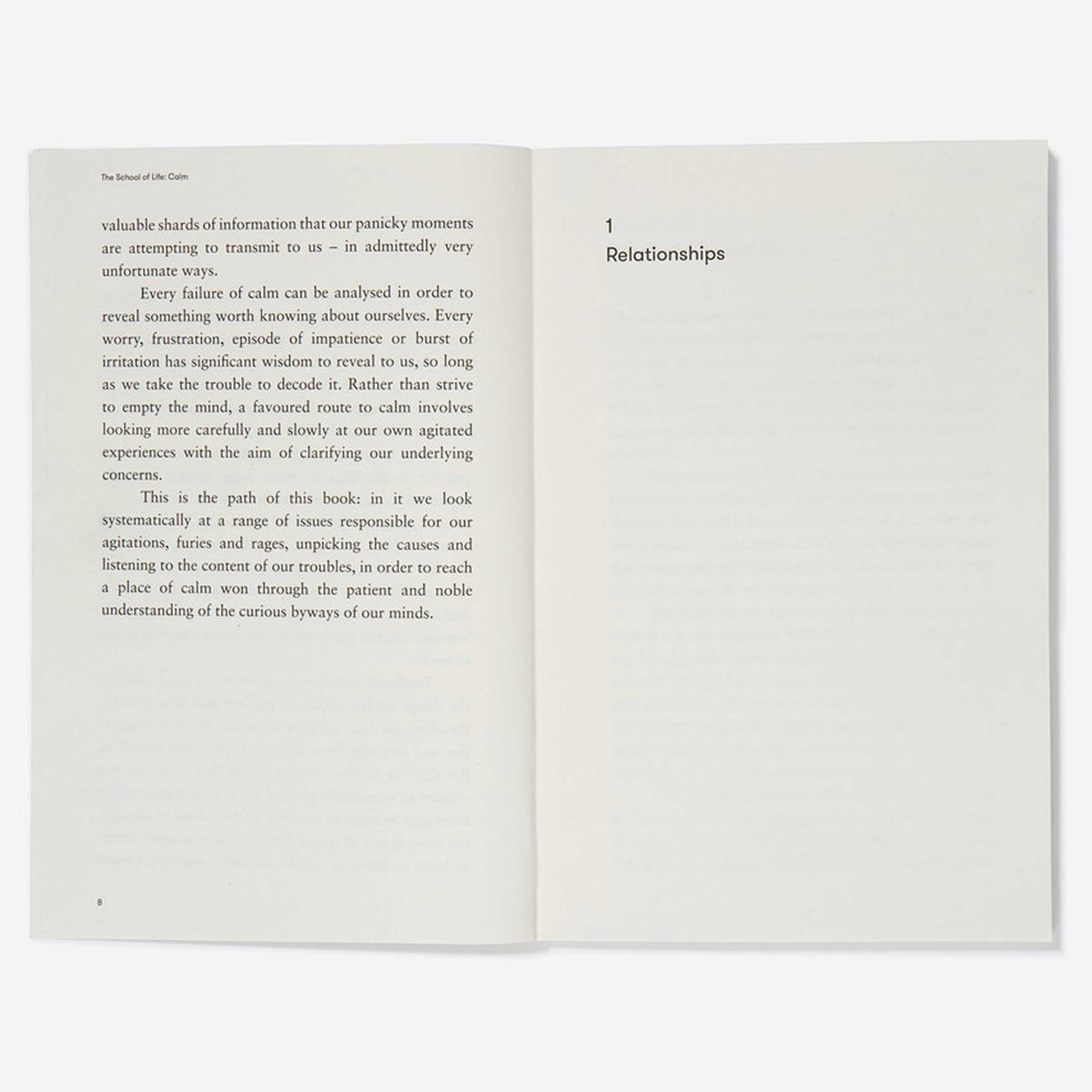 Taschenbuch Calm – Englisch | The School of Life