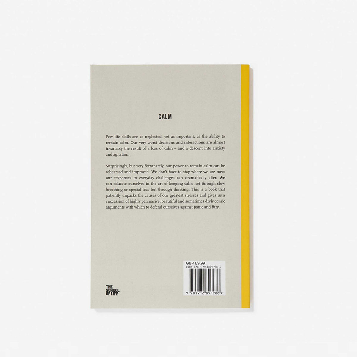 Taschenbuch Calm – Englisch | The School of Life