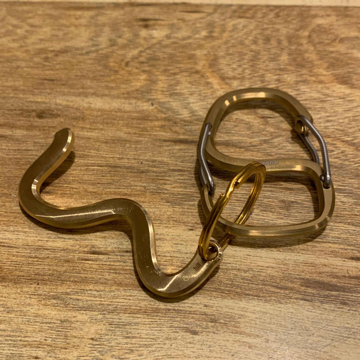 Karabiner Coachwhip – Messing · 6,1 cm | Craighill