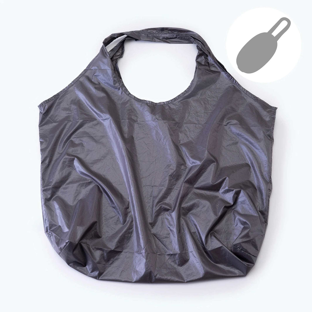 Einkaufstasche Cocoon Large – Nylon · Grau · 20 L | 100percent