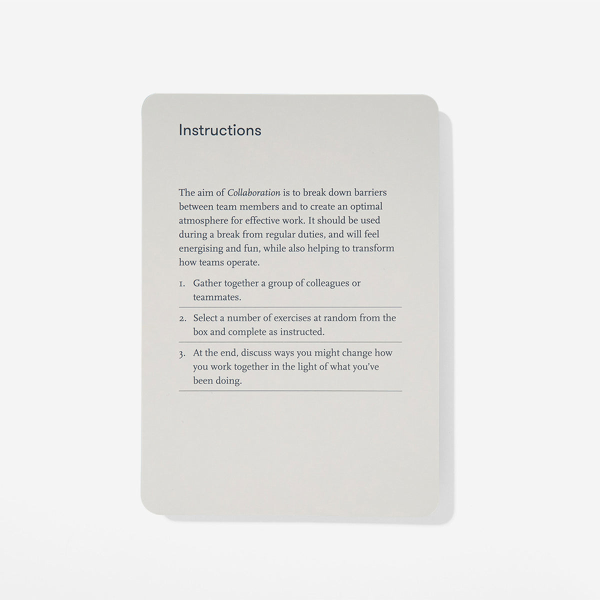 Card Set "Collaboration Card Set" – 52 Cards | The School of Life