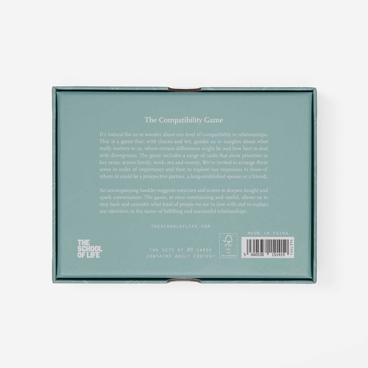 Kartenspiel "The Compatibility Game" – Englisch | The School of Life