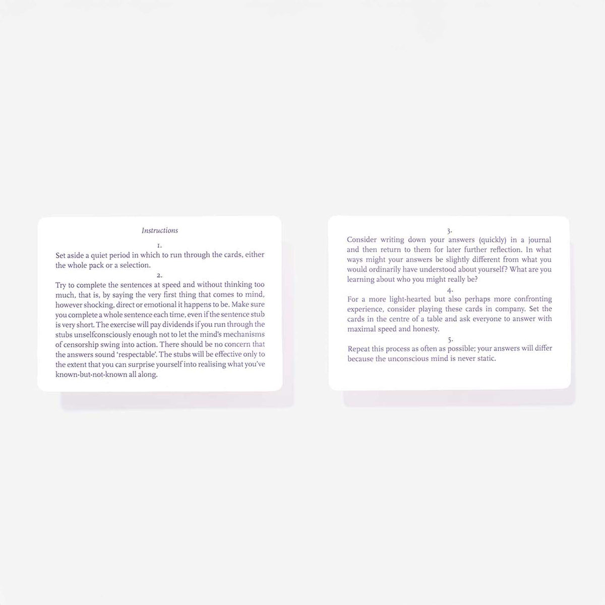 Kartenspiel "Complete the Sentence" – Englisch | The School of Life