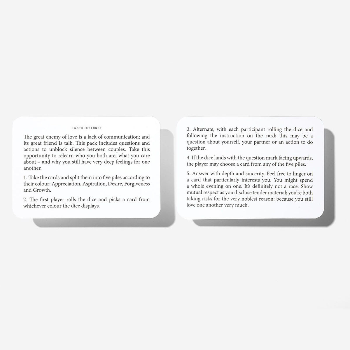 Dice & Card Game Connect – English | The School of Life