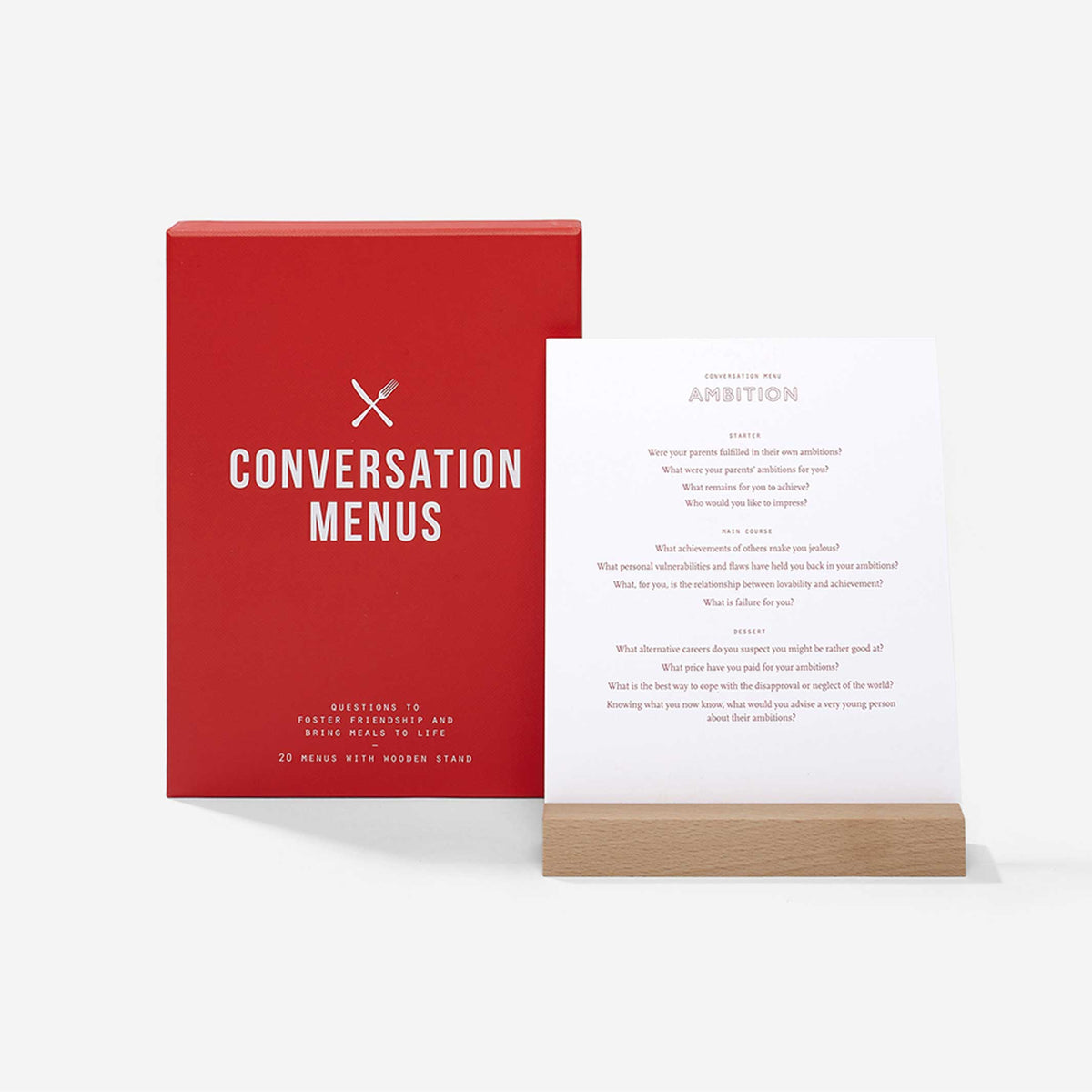 Kartenset "Conversation Menus" – Englisch | The School of Life