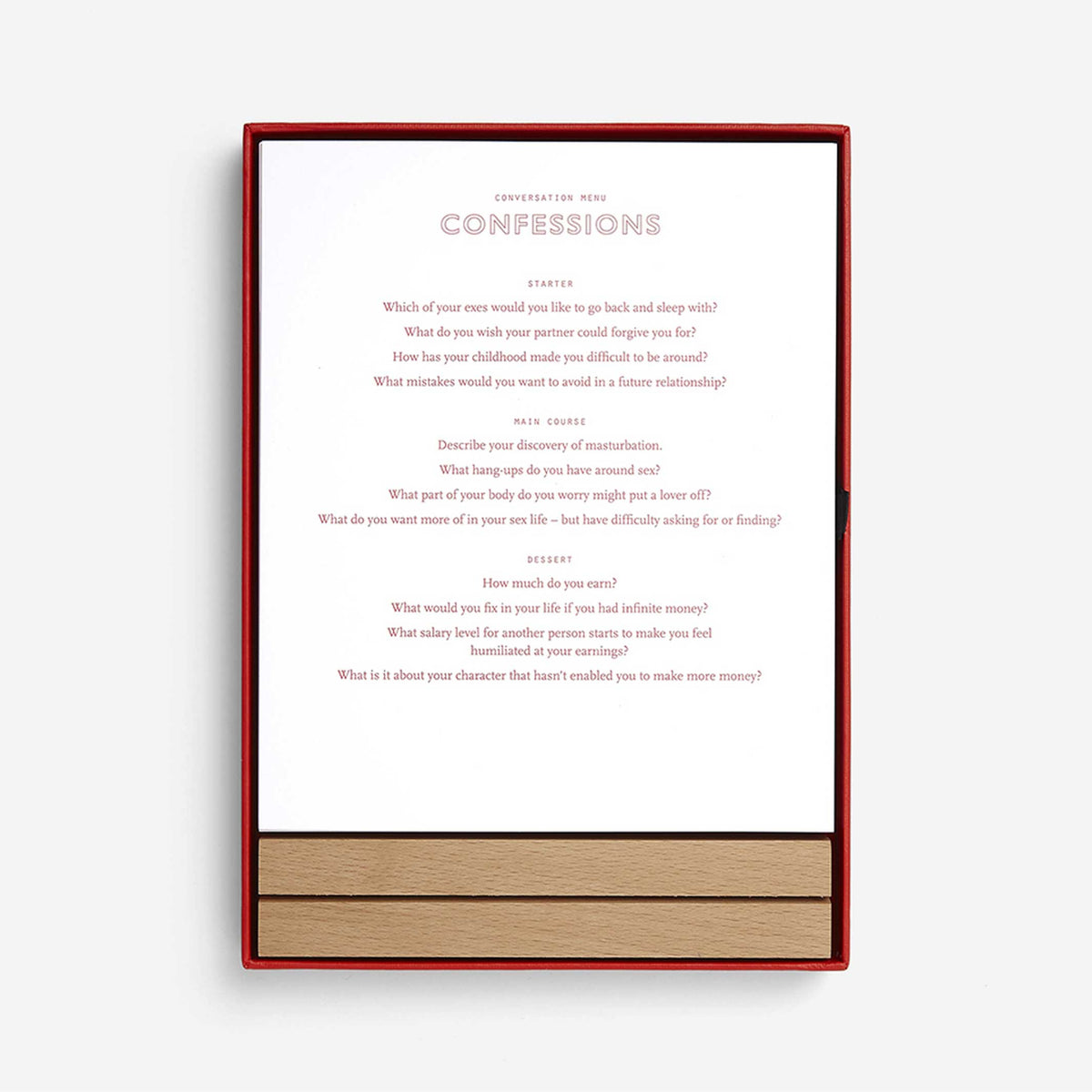 Card Set "Conversation Menus" – English | The School of Life