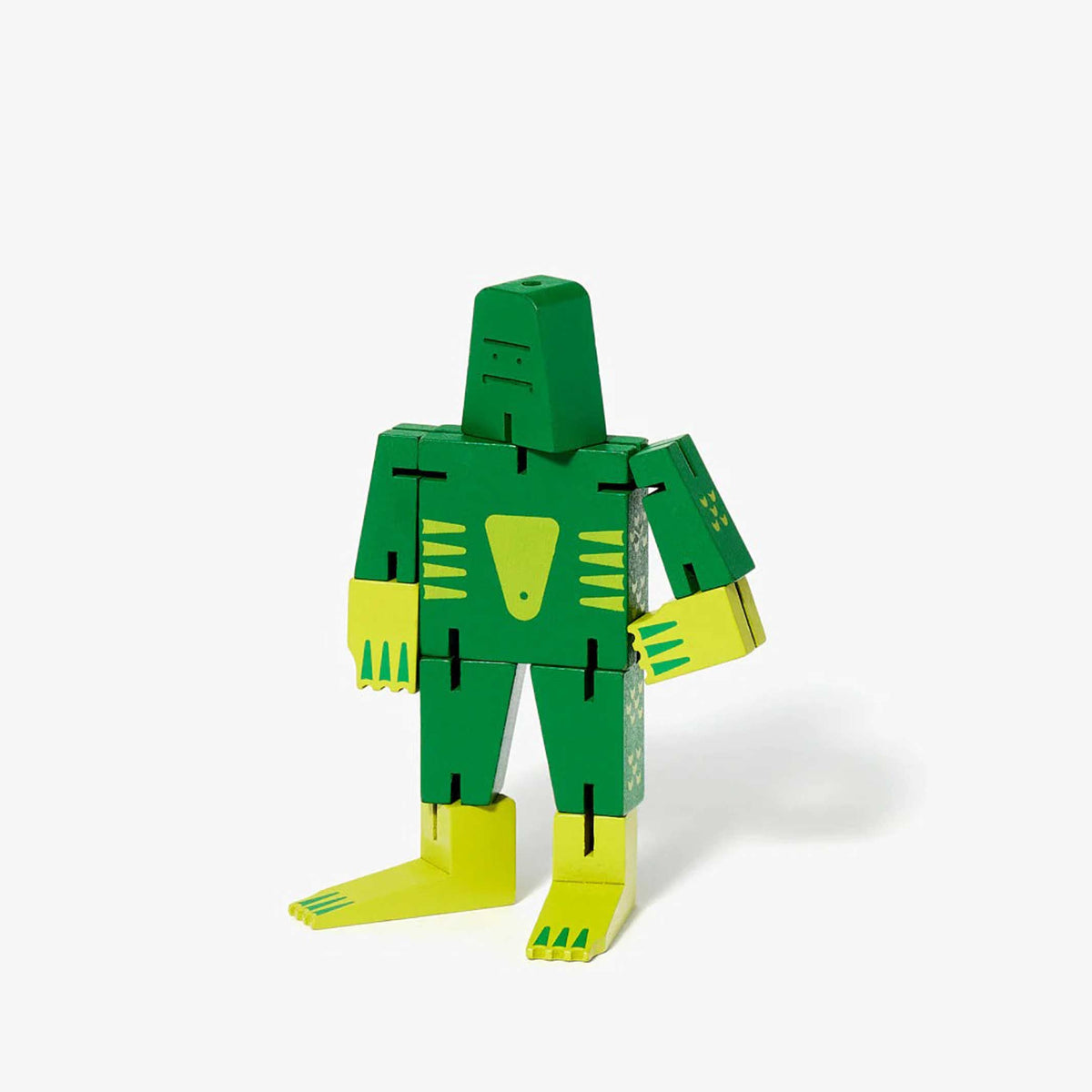 CUBEBOT CRYPTOIDS SWAMP CREATURE - Green 3D Puzzle Robot - Small | David Weeks | Areaware